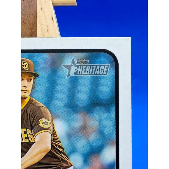 2022 Topps Heritage Yu Darvish #552 San Diego Padres Centered Mint - Picture 3 of 4